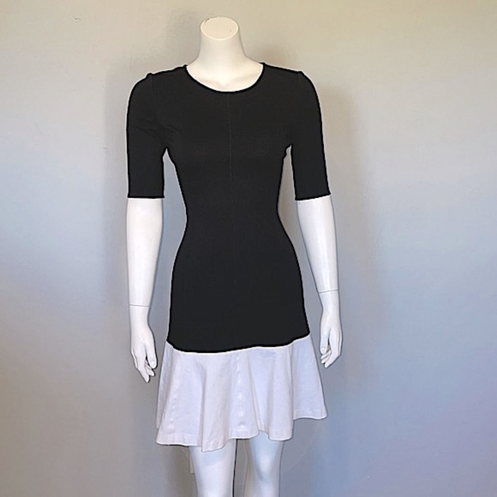 Banana Republic Colorblock Fit & Flair Stretch Dress EUC - Picture 13 of 13